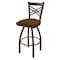 Holland Bar Stool Co 30" Swivel Bar Stool, Bronze Finish, Canter Thatch Seat 82030BZ001 - alternate 1